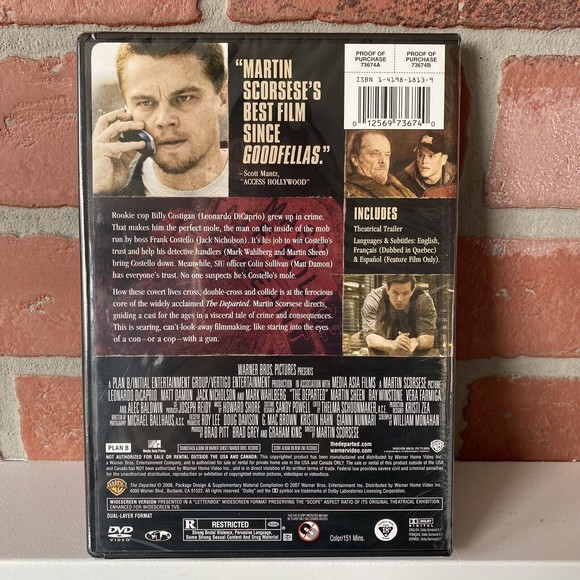 The Departed DVD 2006 Movie Film Brand New & Sealed Leonardo DiCaprio - Picture 2 of 4